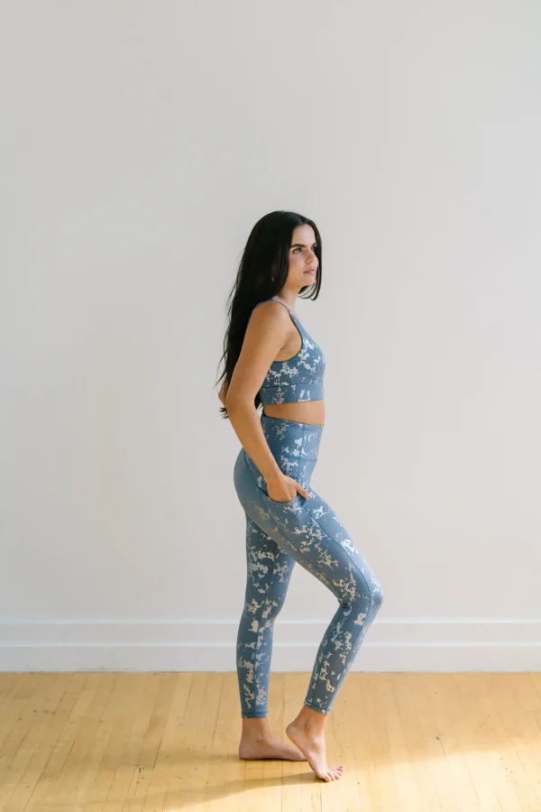Leggings>Maven Thread Inspire Leggings - Silver Foil