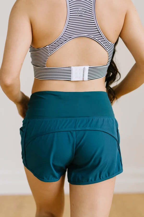 Sports Bras>Maven Thread Maternity Sports Bra - Bu0026W Stripe