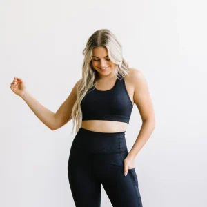 Sports Bras>Maven Thread Mesh Sports Bra - Black Snakeskin