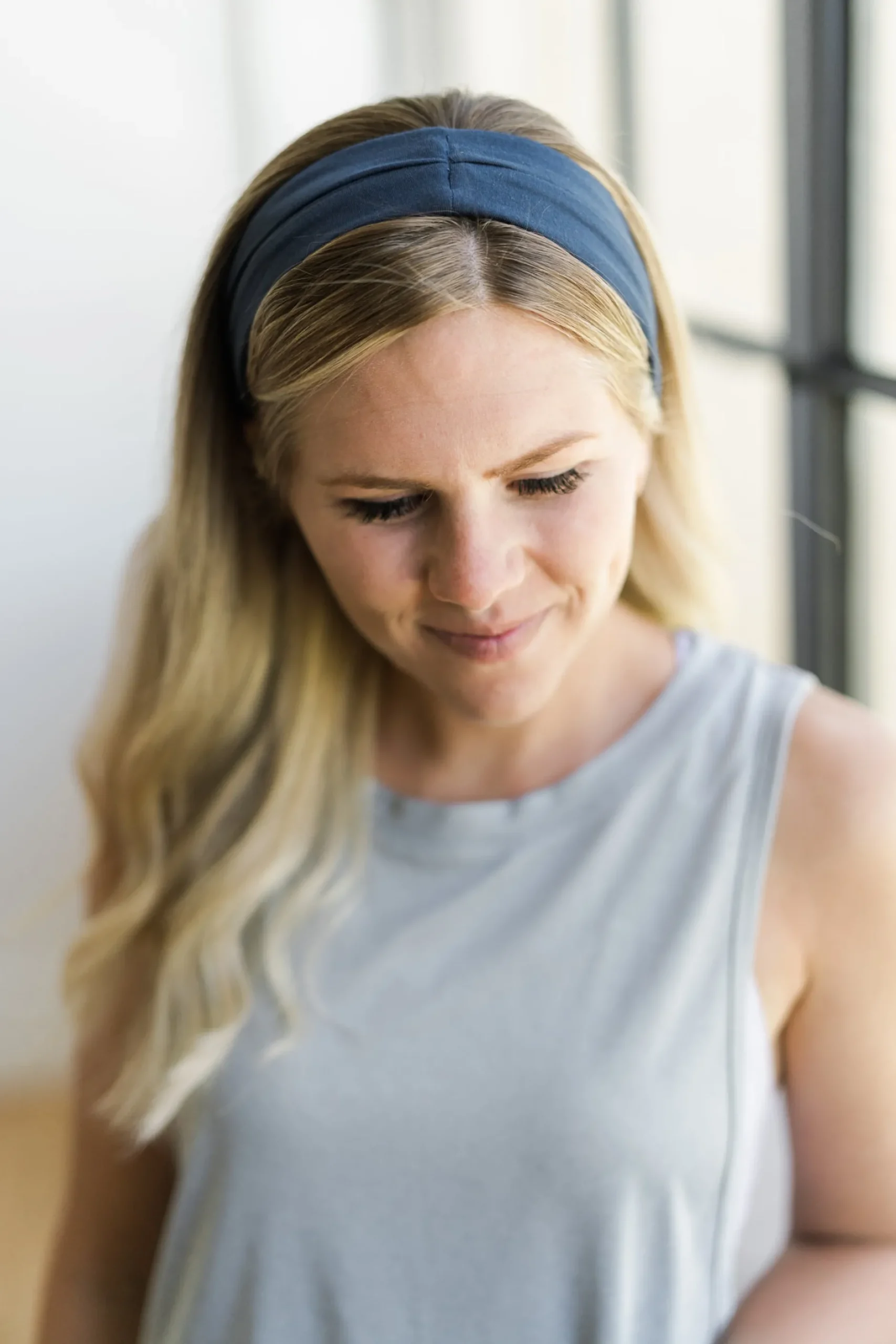 navy___headband_single_1.webp Headbands>Maven Thread Navy - 4'' Headband Single
