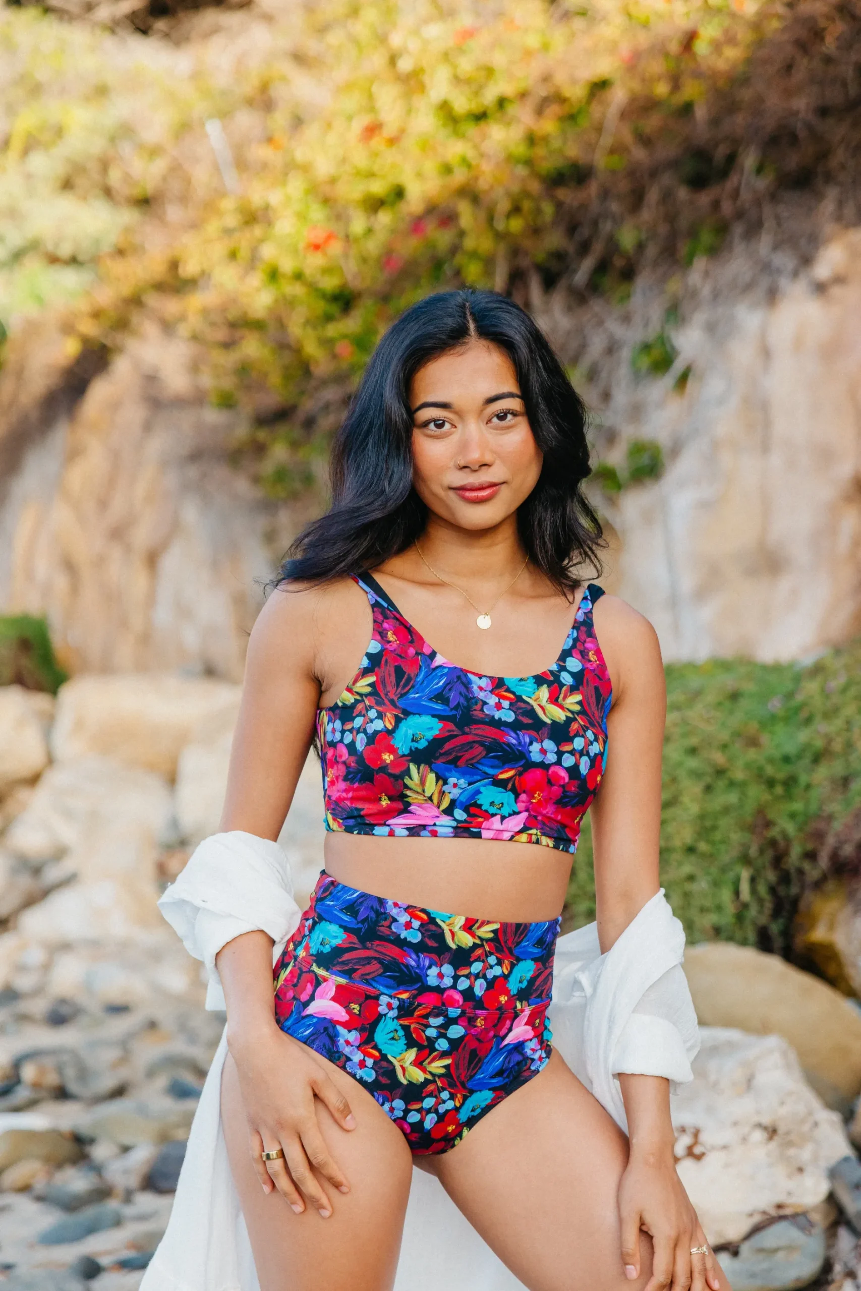 oasis_bikini_top__midnigh_6.webp Swim Tops | Swim Tops>Maven Thread Oasis Bikini Top - Midnight Floral