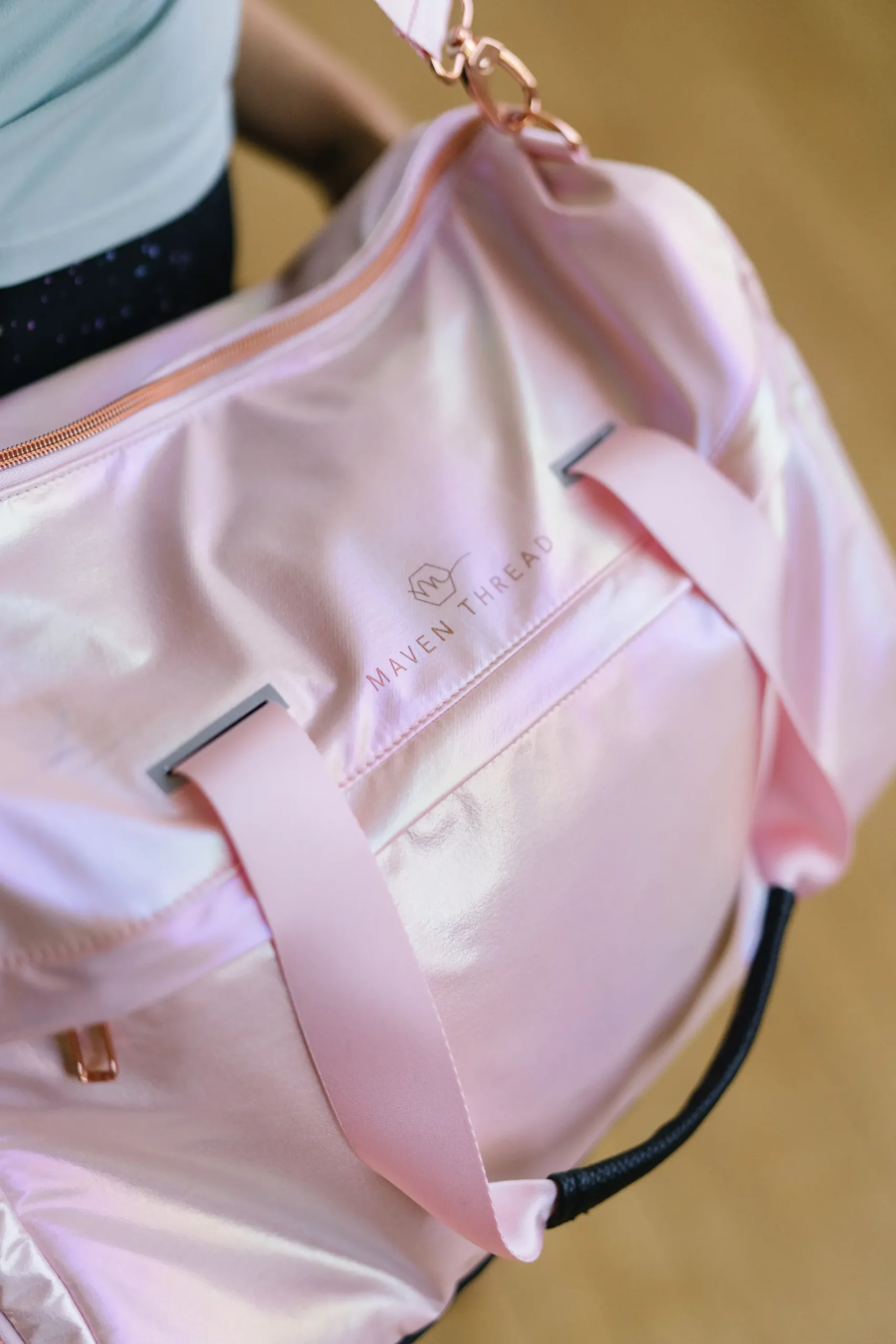 on_the_go_duffel__pink_ir_3.webp Duffel Bags>Maven Thread On the Go Duffel - Pink Iridescent