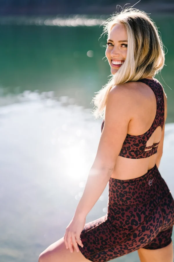 Sports Bras>Maven Thread Power Sports Bra - Cheetah