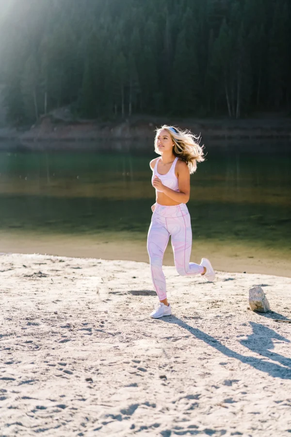 Sports Bras>Maven Thread Power Sports Bra - Pastel Marble