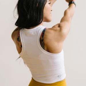 Tanks>Maven Thread Renew Crop Tank - White