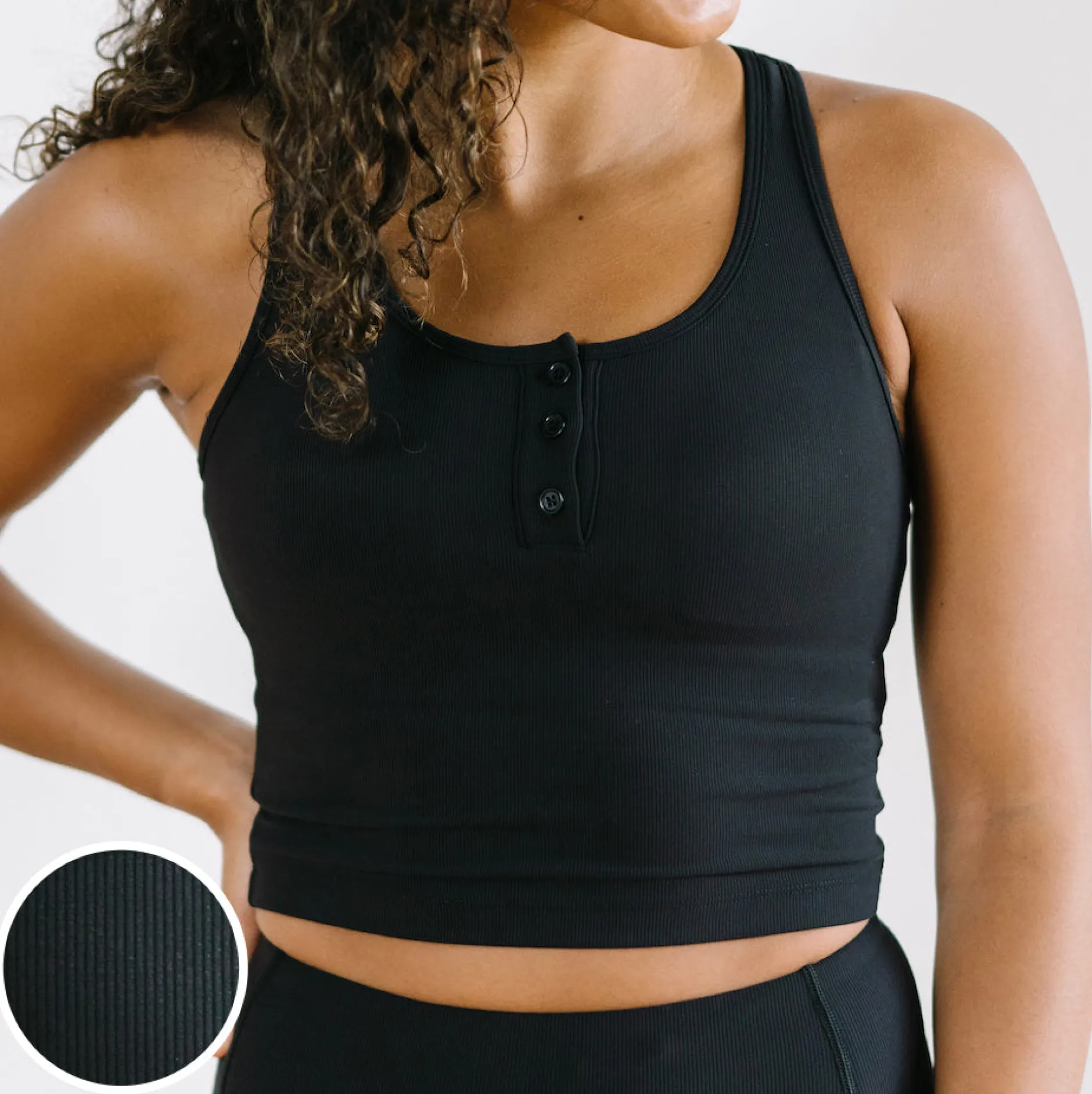 ribbed_crop_tank_sports_b_0-1.webp Sports Bras | Tanks>Maven Thread Ribbed Crop Tank Sports Bra - Black