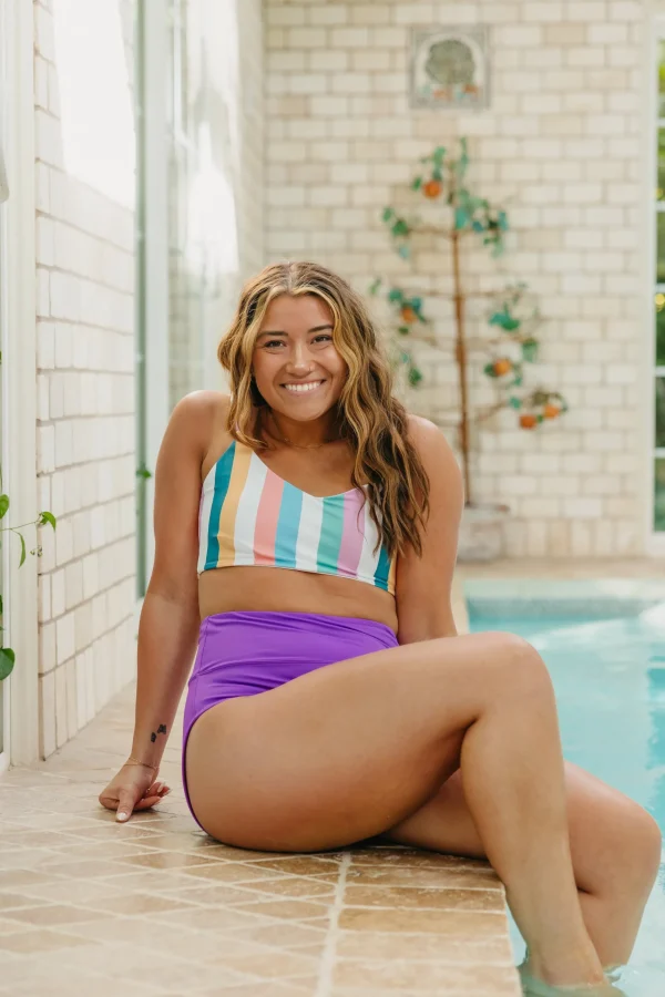 Swim Tops | Swim Tops>Maven Thread Sunkissed Bikini Top - Retro Stripe 2.0