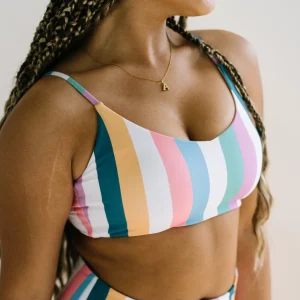 Swim Tops | Swim Tops>Maven Thread Sunkissed Bikini Top - Retro Stripe 2.0