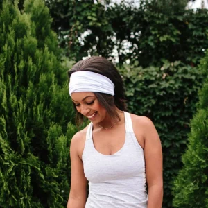 Headbands>Maven Thread WHITE BASICS - 4'' Headband
