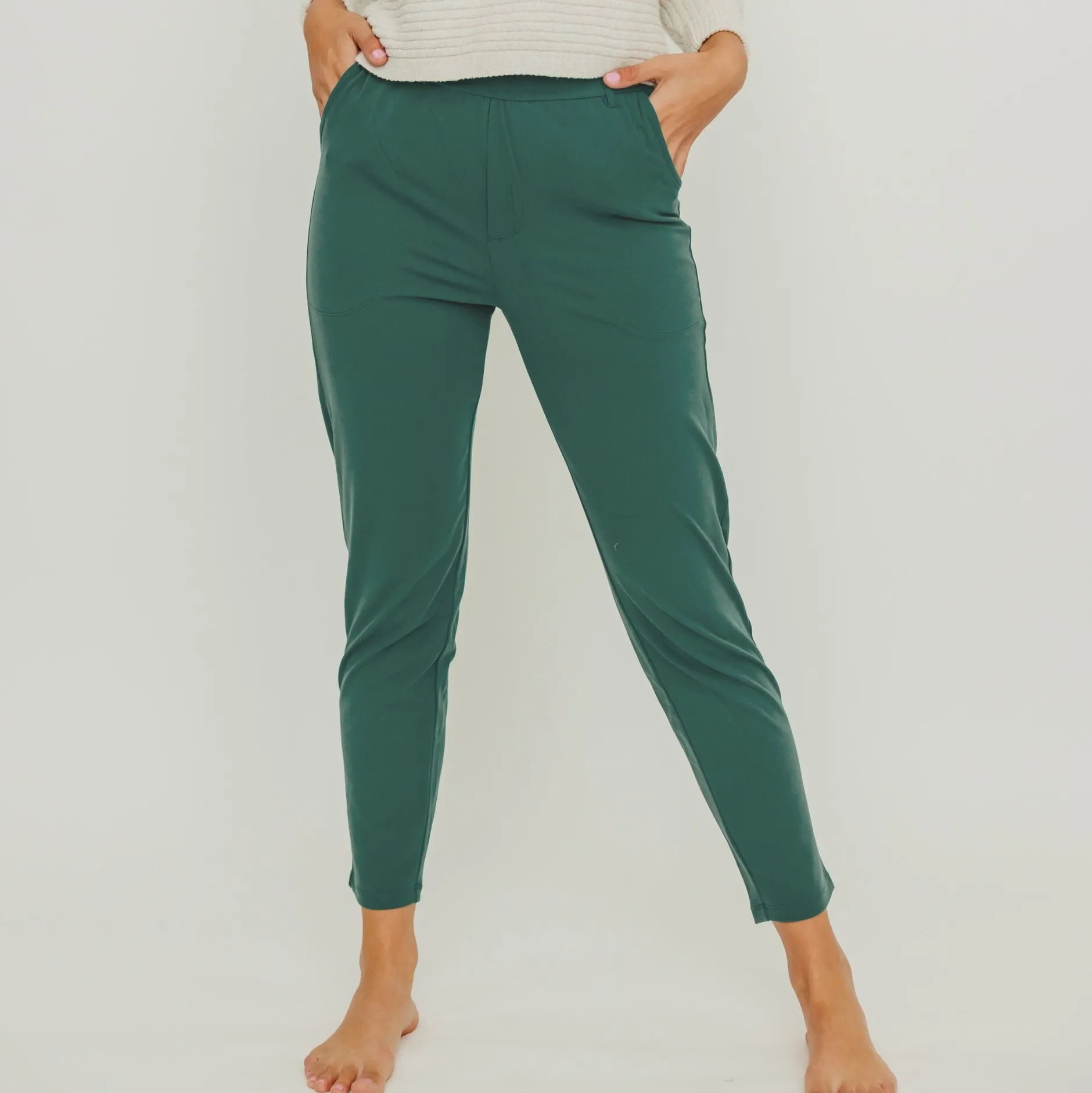 work_hard_play_hard_trous_0-13.webp Trousers | Sweats + Pjs + Lounge>Maven Thread Work Hard Play Hard Trousers - Forest Green