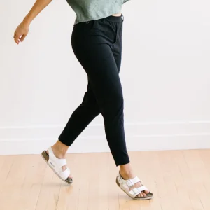 Trousers | Sweats + Pjs + Lounge>Maven Thread Work Hard Play Hard Trousers - Black
