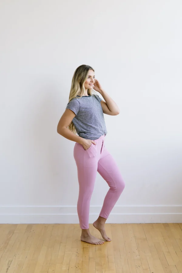 Trousers | Sweats + Pjs + Lounge>Maven Thread Work Hard Play Hard Trousers - Orchid
