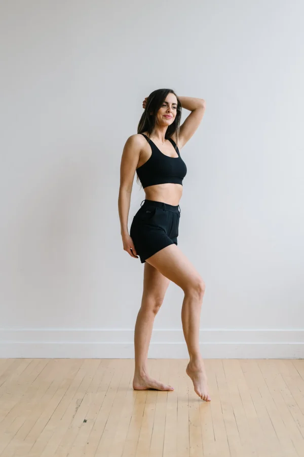 Trousers | Shorts>Maven Thread Work Hard Play Hard Trouser Shorts - Black