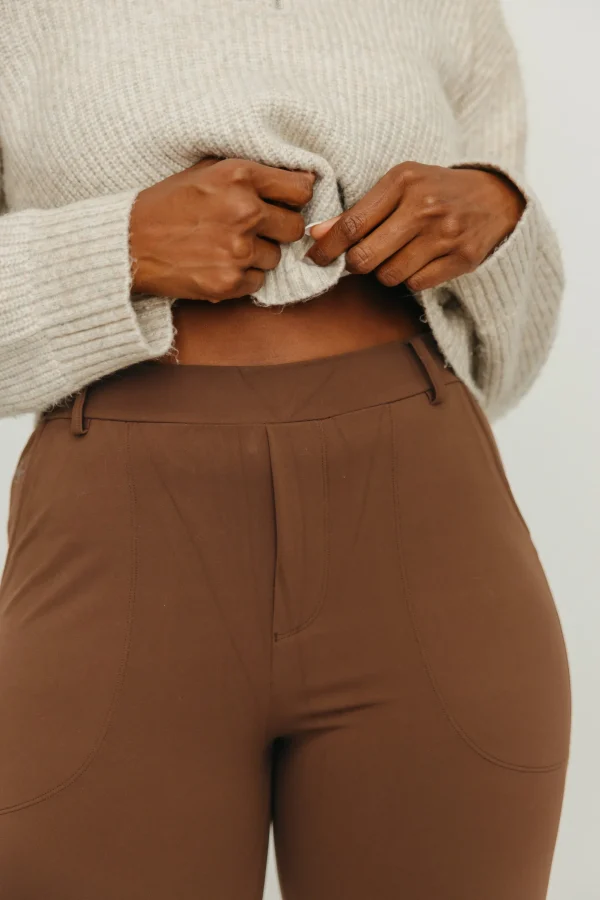 Trousers | Sweats + Pjs + Lounge>Maven Thread Work Hard Play Hard Trousers - Brown