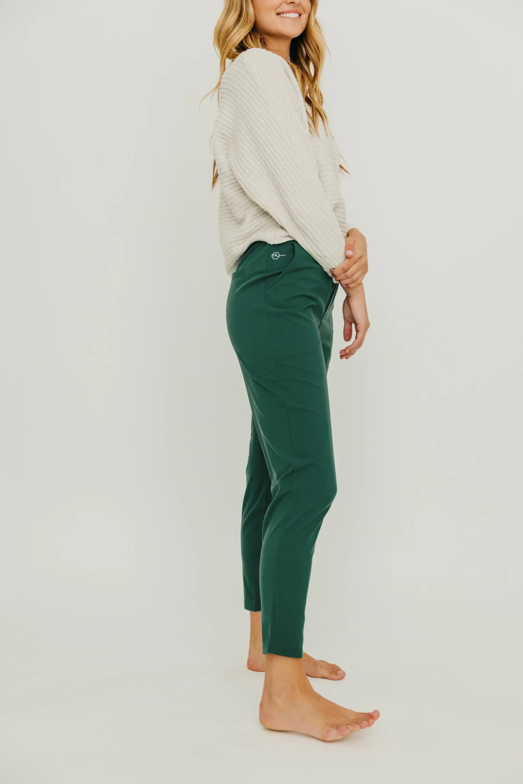 work_hard_play_hard_trous_3-13.webp Trousers | Sweats + Pjs + Lounge>Maven Thread Work Hard Play Hard Trousers - Forest Green