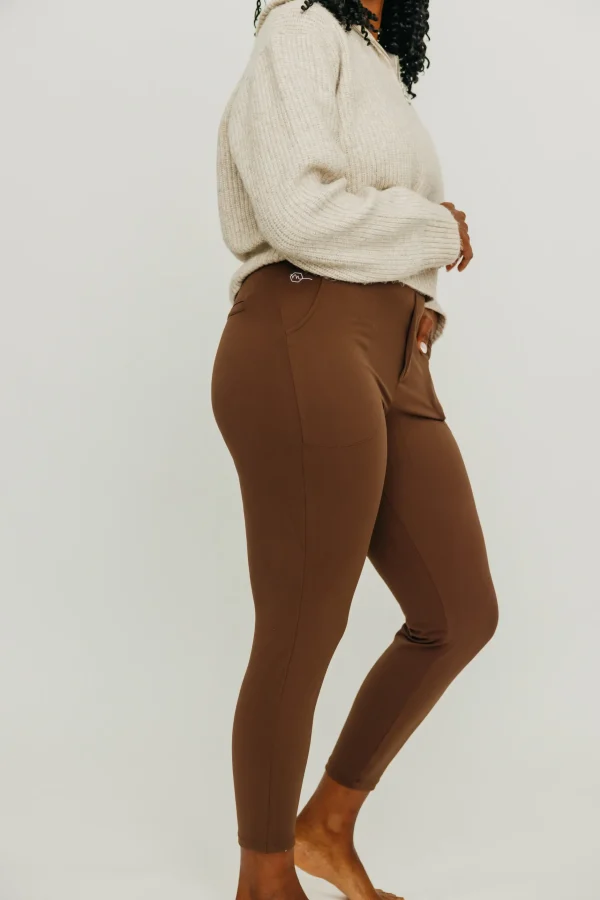 Trousers | Sweats + Pjs + Lounge>Maven Thread Work Hard Play Hard Trousers - Brown