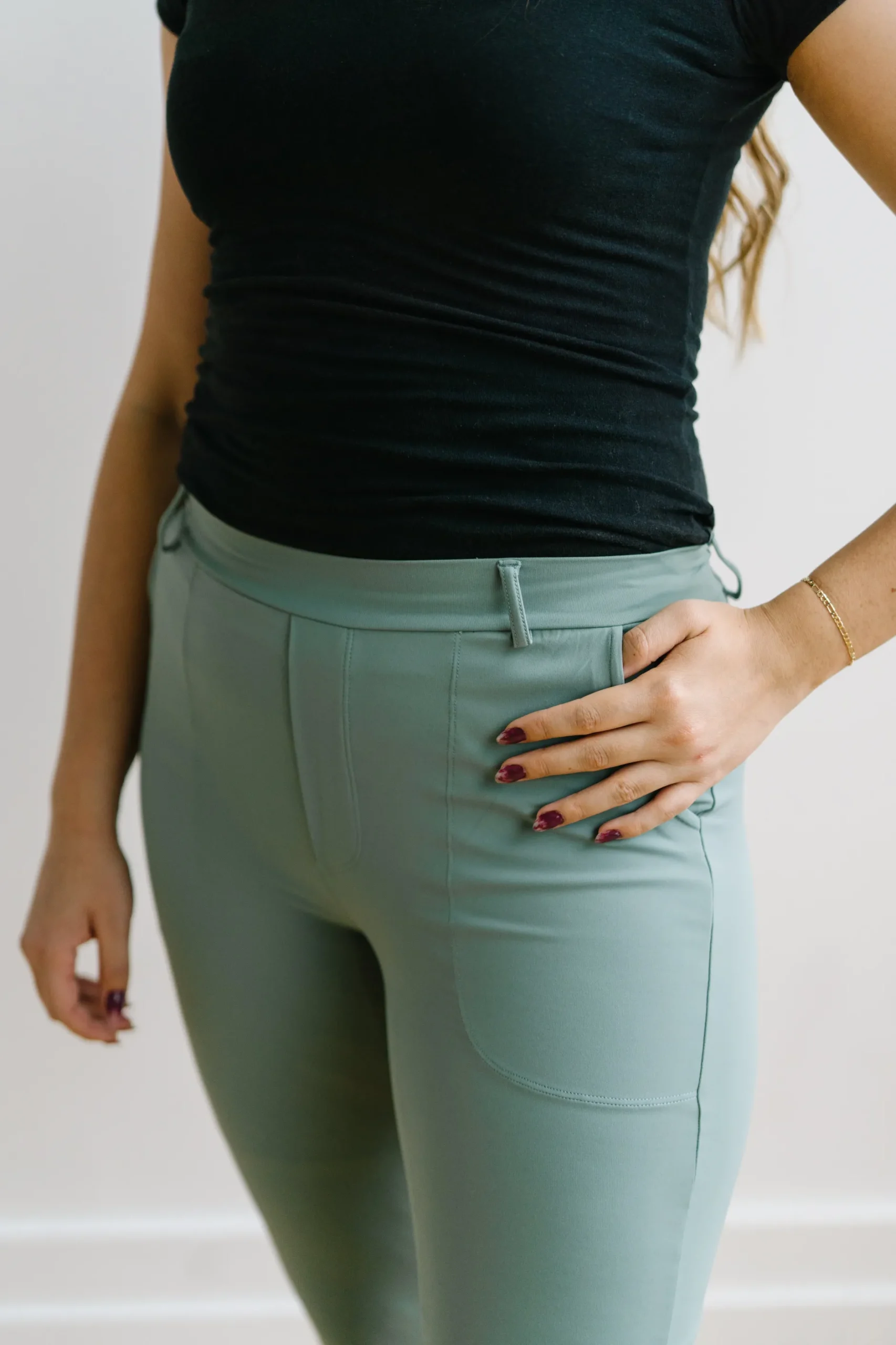 work_hard_play_hard_trous_5-5.webp Trousers | Sweats + Pjs + Lounge>Maven Thread Work Hard Play Hard Trousers - Sage