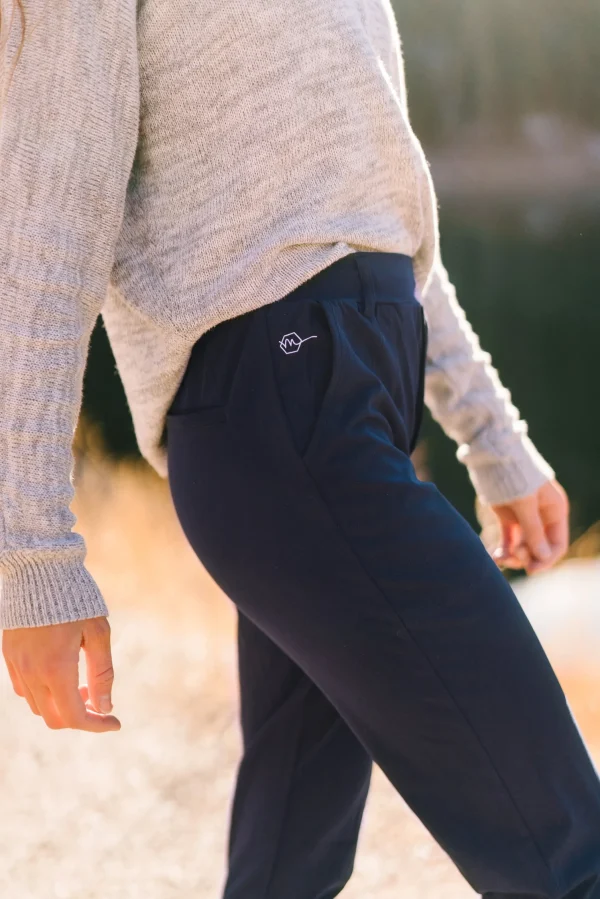 Trousers | Sweats + Pjs + Lounge>Maven Thread Work Hard Play Hard Trousers - Navy