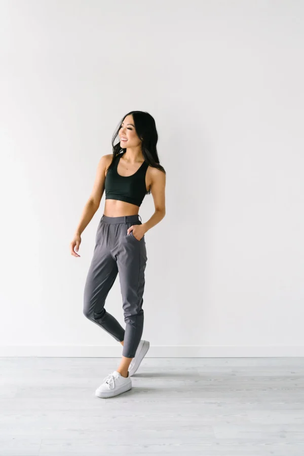 Trousers | Sweats + Pjs + Lounge>Maven Thread Work Hard Play Hard Trousers - Grey