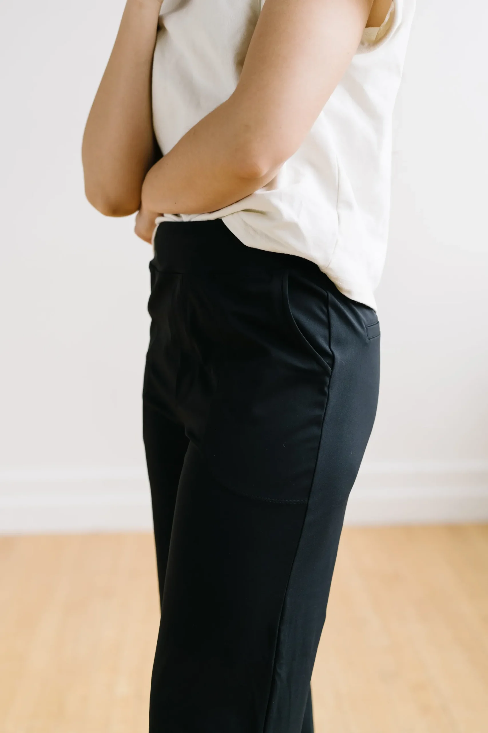 work_hard_play_hard_wide__6.webp Trousers | Sweats + Pjs + Lounge>Maven Thread Work Hard Play Hard Wide Leg Trouser - Black